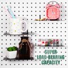 Funrous 4 Pack Pegboard Shelves Wall Organizer Peg Board Shelf