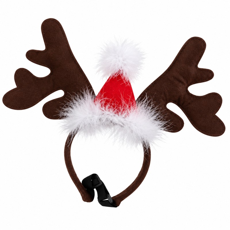 Reindeer Antler Pet Headband for Dogs & Cats – Christmas