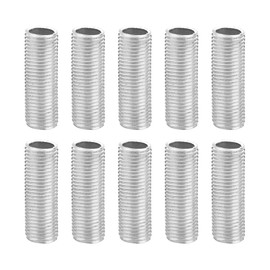 LannuMet 10pcs M10 Threaded Lamp Pipe Nipples Lamps Repair Replacement Hardware,1.18 in