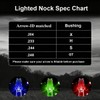 NoxDyn 12pcs X Lighted Nocks for Arrows with .205'' .232''