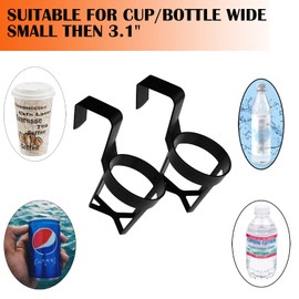 Autrends Car Auto Cup Can Holder Drink Holder Window Door Holder Interior Accessories for Cars, Trucks, RVs, Vans, Boats Vehicles 2 Pack