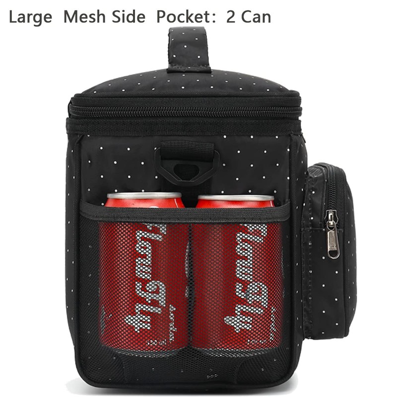 FlowFly Insulated Reusable Lunch Bag Adult Large Lunch Box for