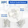 20-Pack HME 1500 T-Shape Tracheostomy Heat and Moisture Exchanger with
