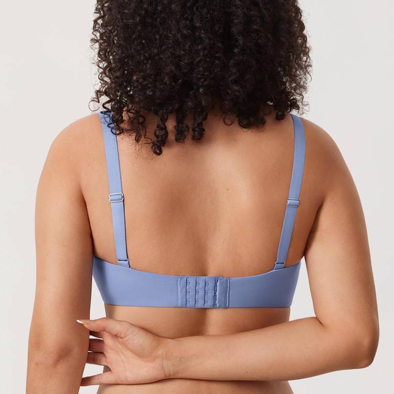 DELIMIRA Women's Inbarely Plus Balconette Bra Plus Size Full Coverage