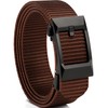 GEIT Men's Nylon Ratchet Belt, 1 3/8" Adjustable Web Belt
