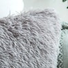 Miulee Set of 2 Cushion Covers, Artificial Fur, Decorative, Cuddly,