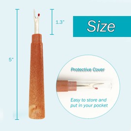 Colostomy Ostomy Bag Scissor, Ileostomy Stoma Pouch Shear, Nursing Care Cutter with Blunt Round Tip, 5" L