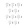 Clear Remote Control Hooks (cradle and insertion set) 10 sets;