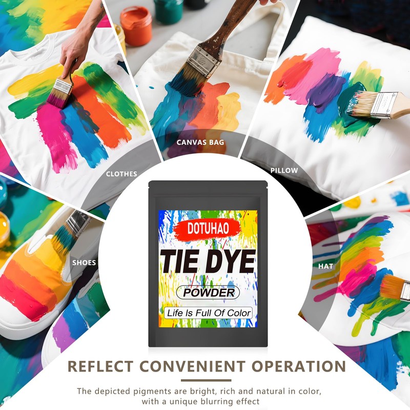Tie Dye Powder, Dark Blue Tie Dye for Clothes, Fabric