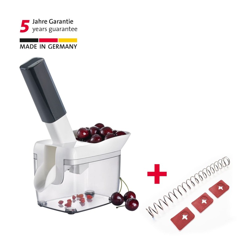 Westmark 403522E6 Cherry Stoner with Chute, Core Cassette and Recipe