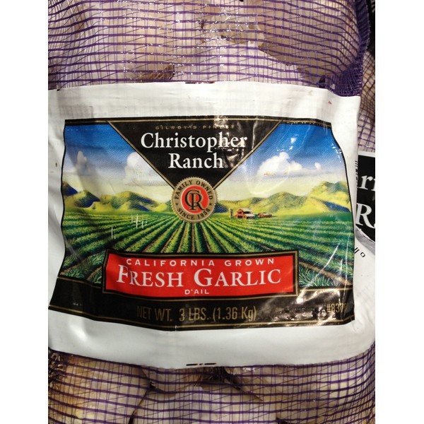 3 Pounds Fresh Garlic USA California Grown Gilroy Finest