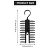 ZSMJAER Tie Holder, Adjustable Tie Holder, 20 Hooks, Does Not