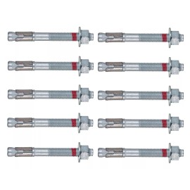 HILTI Anchor Kwik Bolt Nut Concrete Expansion Quantity 10 KB-TZ 3/8 x 3" 2141809