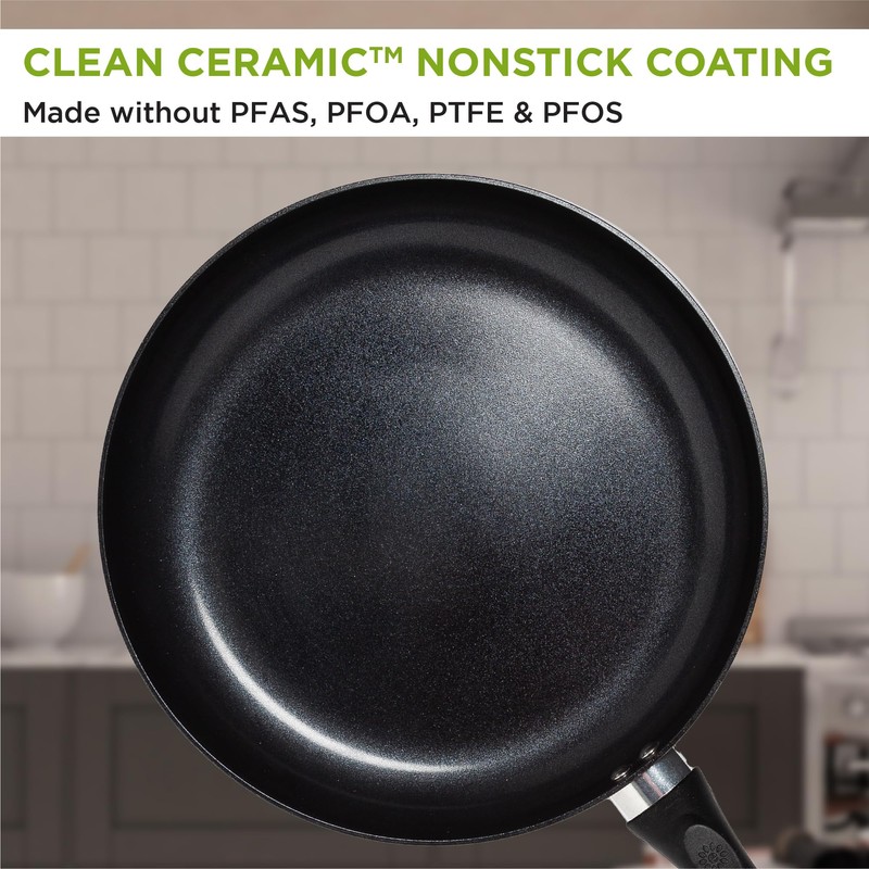 Ecolution Artistry Nonstick Frying Pan, Easy To Clean, Comfortable Handle,
