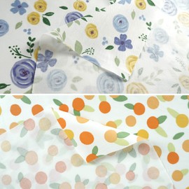 Mililanyo 8pcs 18 x 22inches (46x56cm) Butterfly Rabbit Cotton Fabric Small Flower Pattern Pre-Cut Quilt Squares Fat Quarters Fabric Bundles for Sewing and Quilting