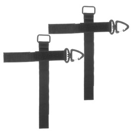 Outanaya 2Pcs Outdoor Glove Leash Straps Professional Camping Accessory Lightweight Wear Resistant Glove Holders for Hiking Climbing and Travel Black