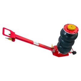 Air Jack, Portable Car Jack 3 Ton 6600 lbs Triple Airbag Jack 3S Quick Lift Up to 18 Inch with Adjustable Long Handle, Air Jacks for Cars and Trucks Heavy Duty Air Air Lift Jack, Red