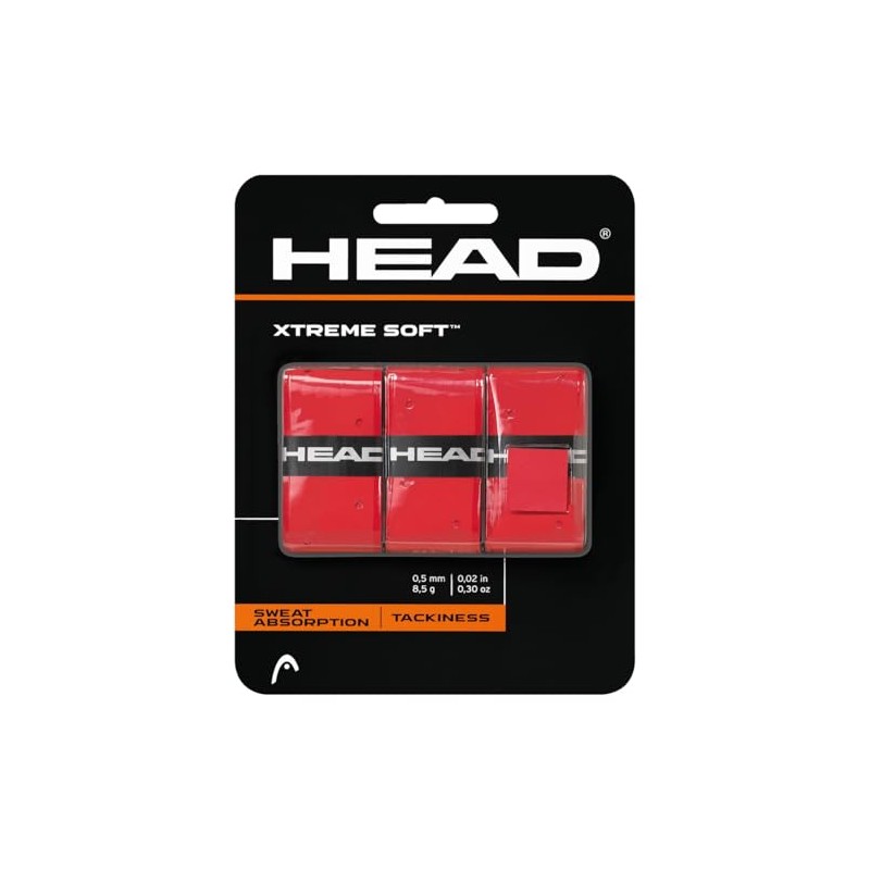 Head Xtreme Set of 3 Soft Sweat Absorption, 0,5 mm/8.5