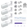 Makalong 4pcs Ear Piercing Kit, Ear Piercing Gun, Disposable Ear