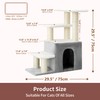 Heybly Cat Scratching Post, Pet Steps for Indoor Cats and