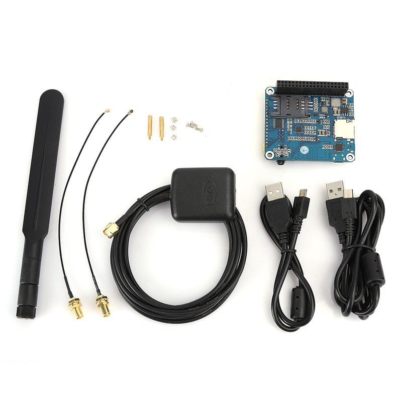 Positioning Expansion Module for Raspberry Pi LTE Cat-1/3G/2G Communication/GNSS SIM7600E