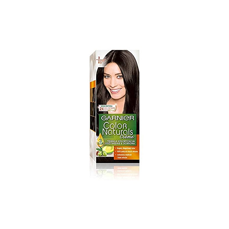 Garnier Color Naturals Creme Hair Dye Cream 4.00 Deep Dark