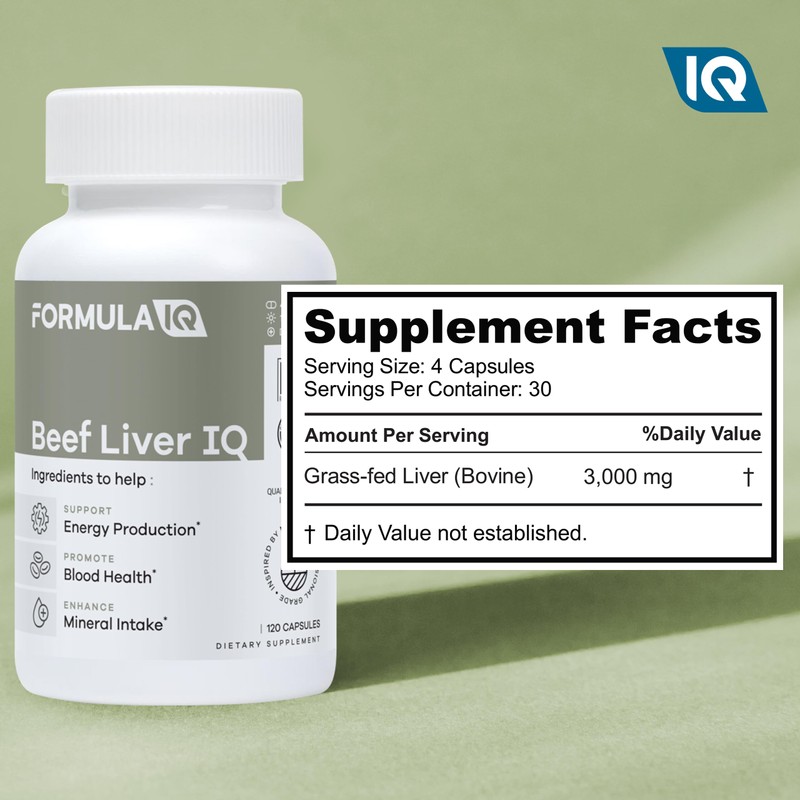 Formula IQ - Beef Liver IQ - Beef Liver Capsules