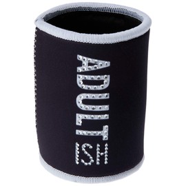 MDI Australia Rhinestone Stubby Cooler - 1 of 6 Random Designs Stubby Cooler, Black/Pink/Blue, NT-CC_R