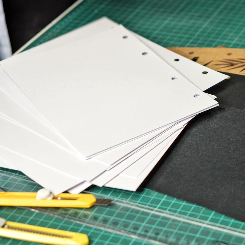 PATIKIL 20 Mil Clear PVC Binding Covers, 10 Pcs Front
