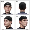3 Pcs Breathable Mesh Skull Cap for Men & Women