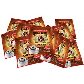 Hula Girl Drip Coffee Single Serve Pour Over (100% Kona, Pack of 25)