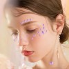 WUIOS Moon Pattern Eye Gems Sticker Face Jewels Stickers Self