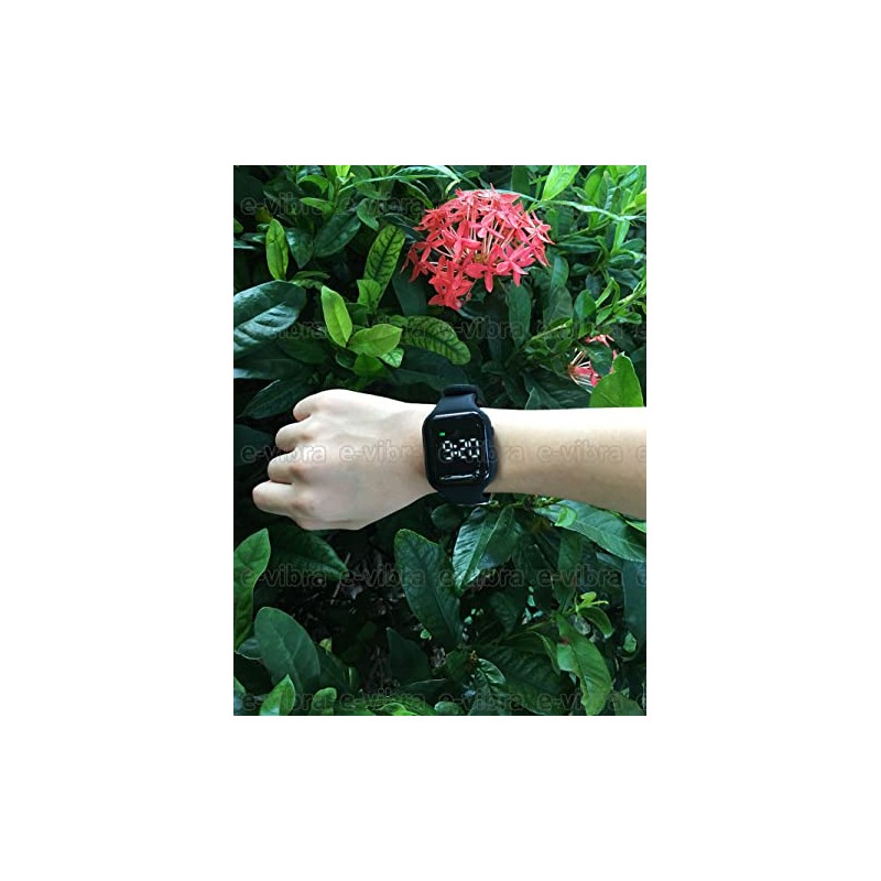 Vibrating Alarm Watch Water Resistant Wake Up Wristband Silent Pill