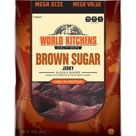 World Kitchens Jerky, Brown Sugar, 10 Ounce