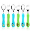 Lehoo Castle 6 Pieces Toddler Utensils, Kids Silverware for 2