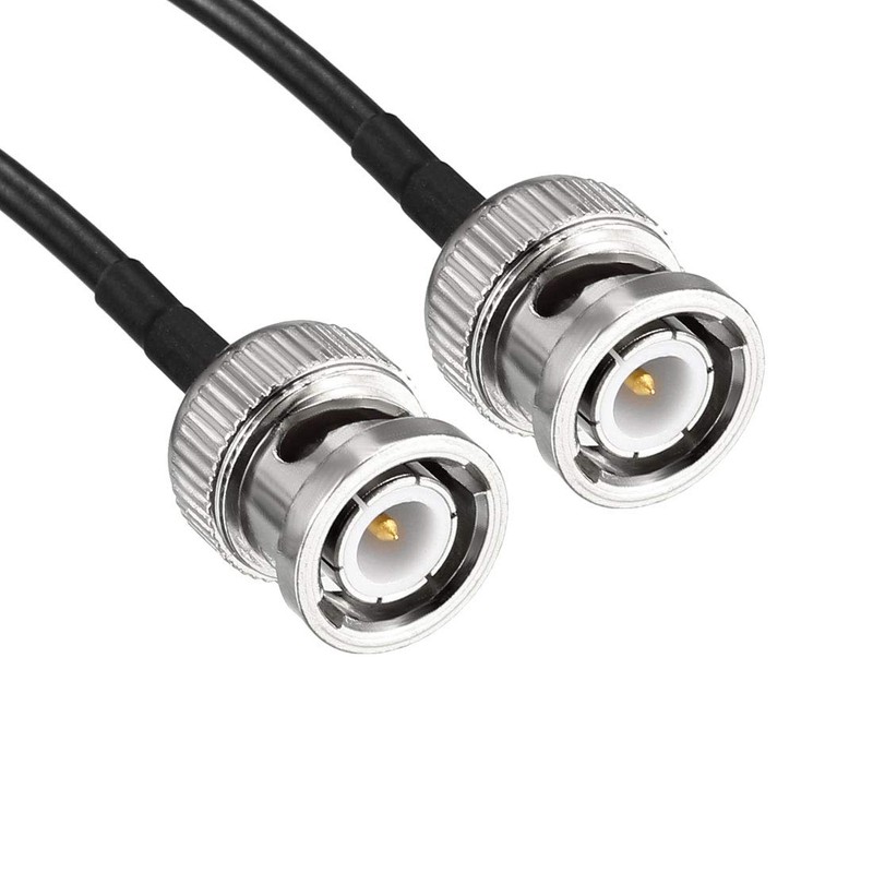sourcing map Coaxial Cable RG174 BNC Male to Male Jumper