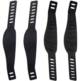 4Pcs Exercise Bike Pedal Straps, Heavy Duty Adjustable Length Universal Pedal Strap Fits Most Bike Pedals Exercise Bike Bicycle Cycle For Home or Gym(style2)