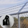TopHomer 2PCS 38mm Diameter Hot Dip Galvanized Chain Link Fence