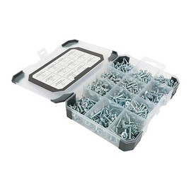 TIMCO Self-Tapping Silver Screws Mixed Tray - 515pcs