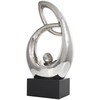 Deco 79 Ceramic Abstract Decorative Sculpture Looped Home Decor Statue