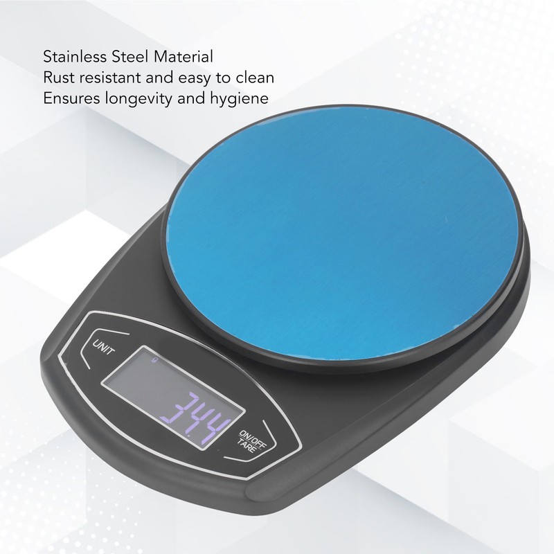 Kitchen Electronic Scale 0.1g High Accuracy 11lb Capacity Stainless Steel