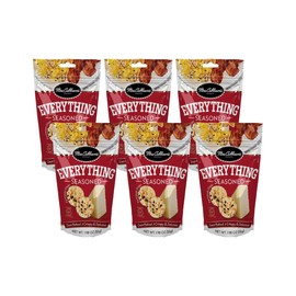 Mrs. Cubbison's Cheese Crisps - 100% Real Cheese, Keto Friendly, Great for Snacking and Salad Topper - Everything Seasoned Flavor,1.98 Ounce (Pack of 6)