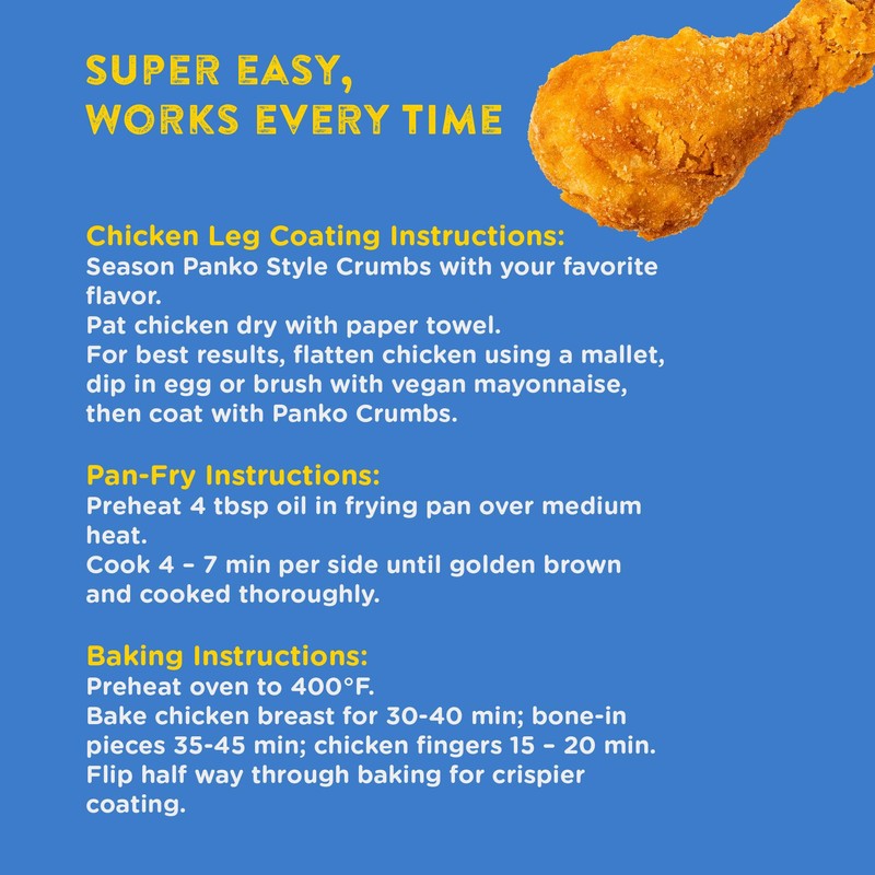 Kinnikinnick - Panko Style Bread Crumbs - Gluten Free, Allergy