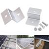 4Pcs Solar Panel Mount Mounting Z Bracket Set Kits Aluminums