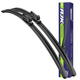 AJK Wiper Blades for Toyota Tundra 2007 2008 2009 2010 2011 2012 2013 2014 2015 2016 2017 2018 2019 2020 2021,2 Piece All Weather OEM Quality Automotive Replacement Windshield Wipers for My Car