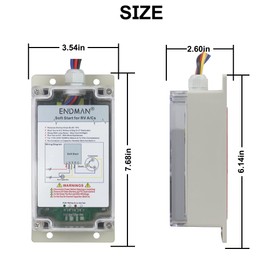 Soft Start for RV Air Conditioner, ENDMAN RV Soft Start Kit for Air Conditioner Enables Easy Start an A/C & Appliances on RV Power with a Small Generator