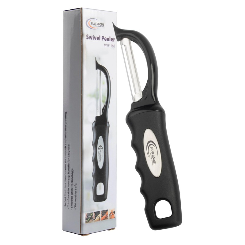 Silverdome Premium Swivel Peeler- Super Sharp Stainless Steel Blades for