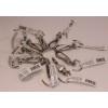 Koch 1408 Spring Snap Swivel Open Eye 3/8" Qty 10
