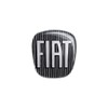 Fiat Grande Punto Logo 3D Sticker Rear Black 71x65mm 14186E