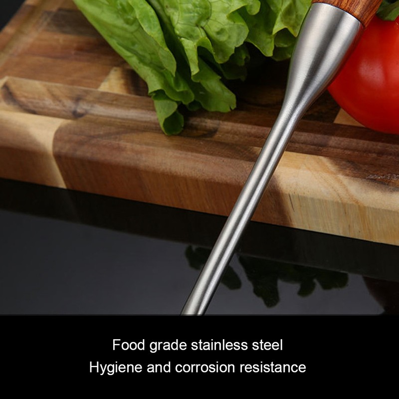 4Pcs/Set 304 Stainless Steel Rosewood Cooking Utensils Cookware Set Kitchen